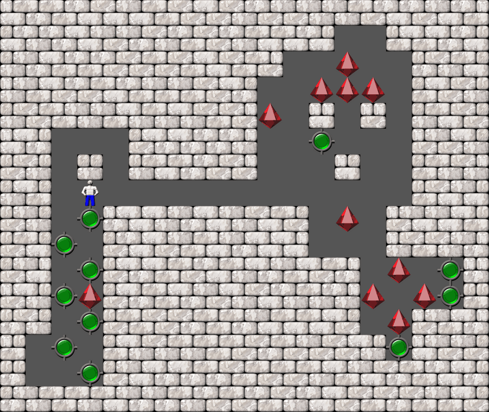 Сокобан More Bugs collections уровень 484